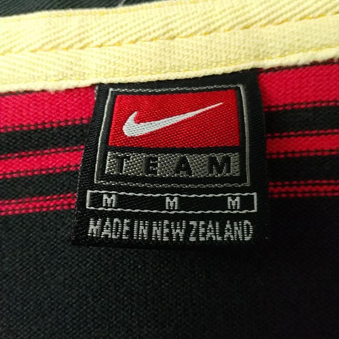 希少☆ナイキ 刺繍 ニュージーランド製 CRFU ラガーシャツ 半袖 L相当