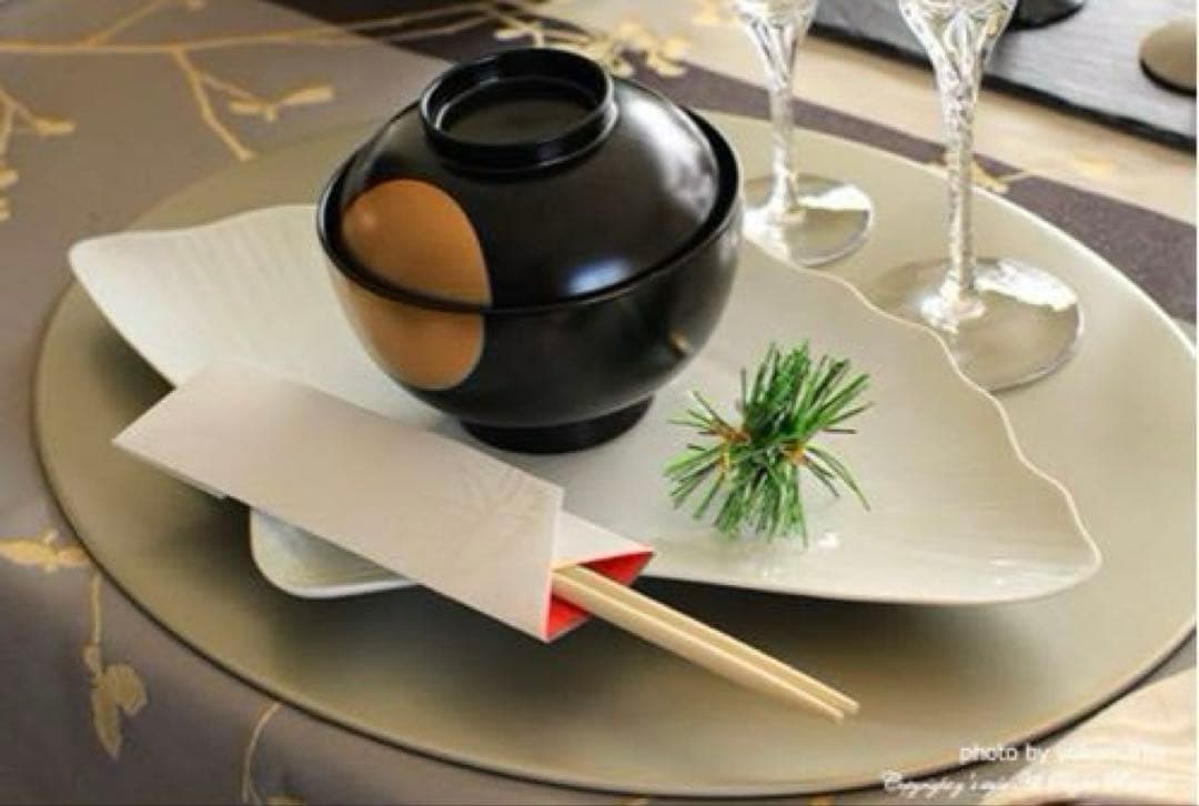 OJIGI TOKYO 折敷　4枚　セット　和モダン　トレー　お盆　オーバル