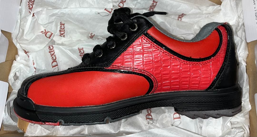 新品未使用Dexter THE 9 レッド/ブラック5M(D)23センチ相当