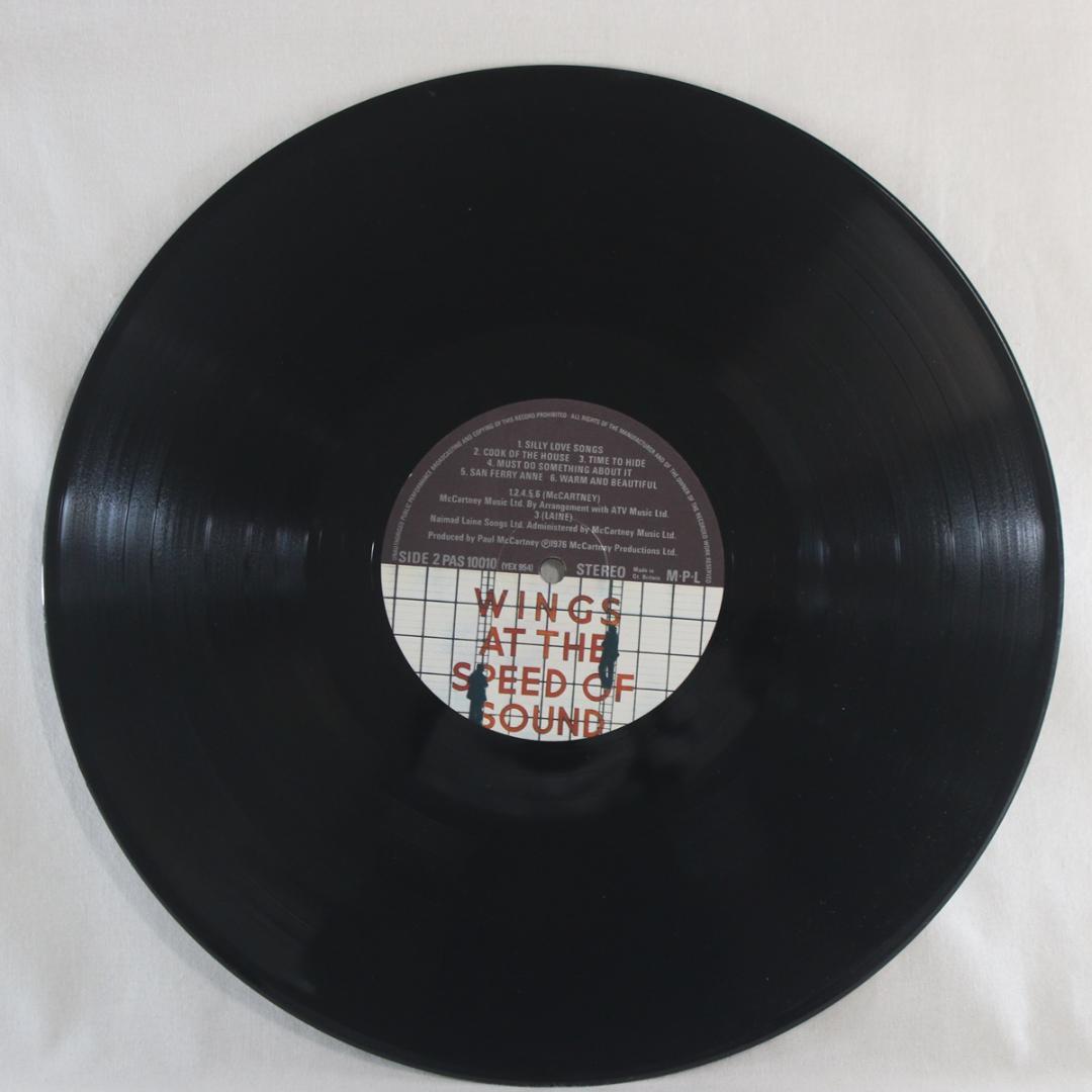 英LP Wings At The Speed Of Sound UK盤 ステレオ