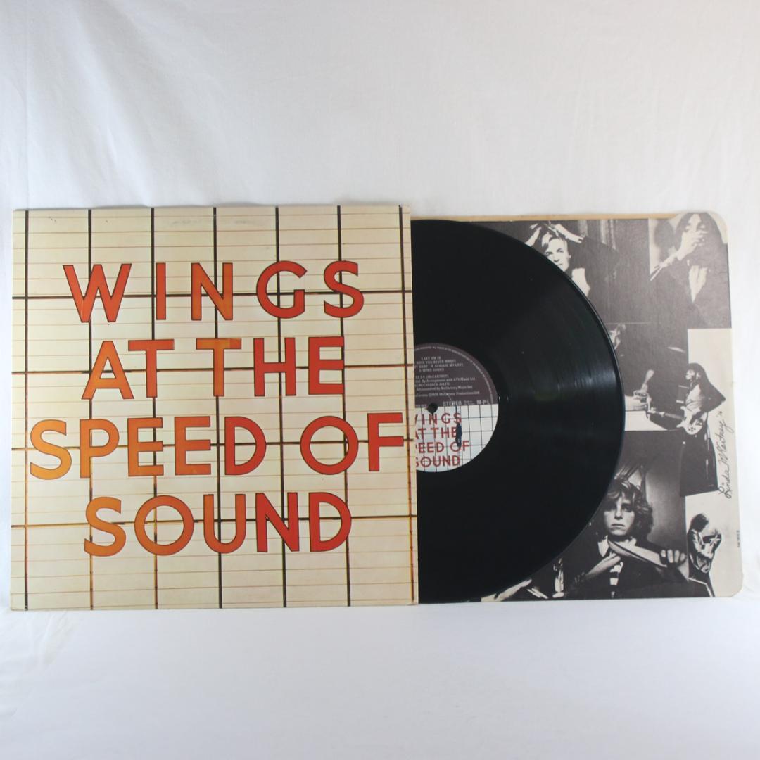 英LP Wings At The Speed Of Sound UK盤 ステレオ