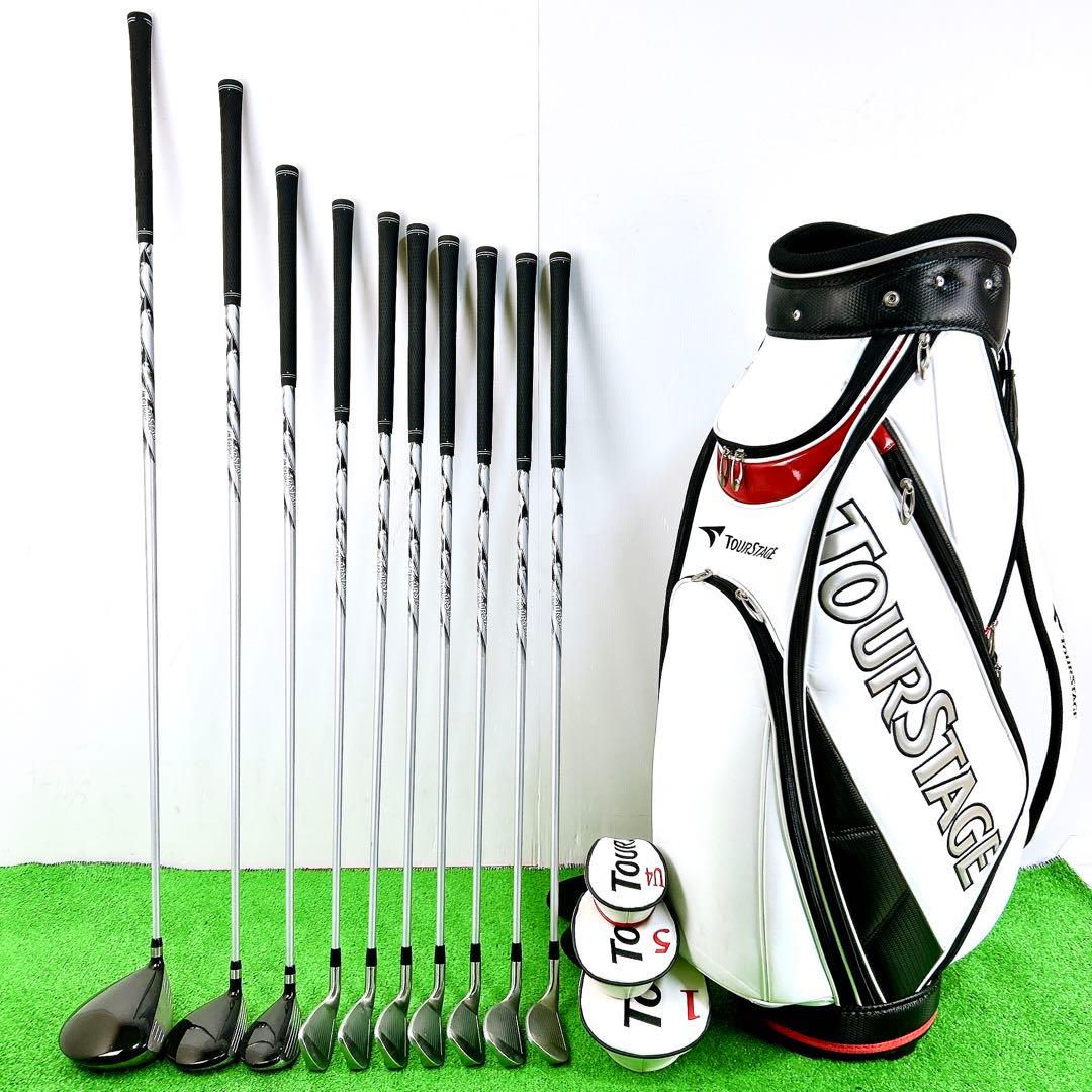 大人気　ブリヂストン　ツアーステージV002 ゴルフクラブ　10本セット　R