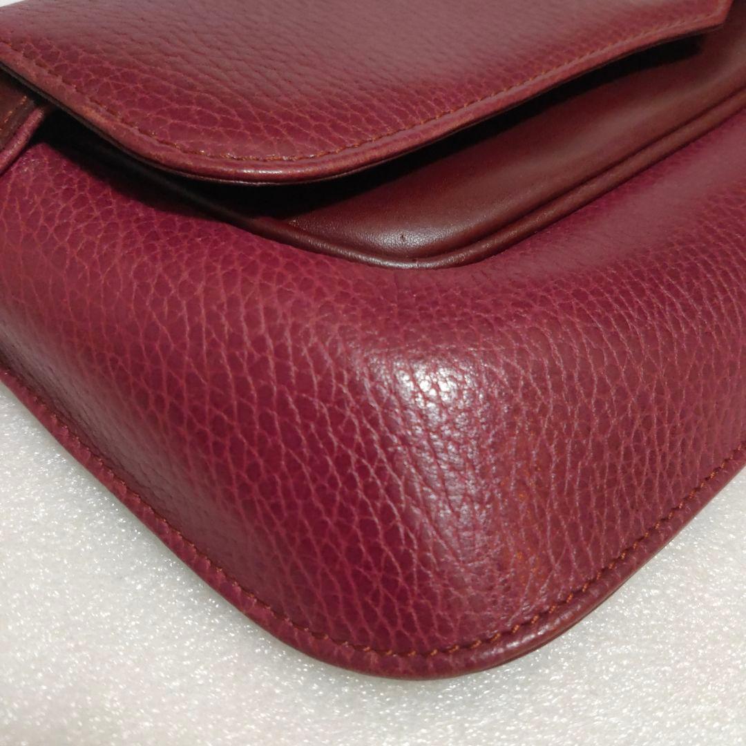 カルティエ Cartier クラッチバッグ マストライン ボルドー レザー保存袋