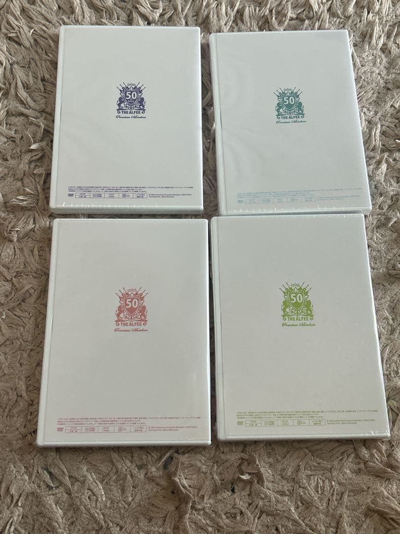【新品未開封】THE ALFEE 50th DVD 5点セット　記念品付き
