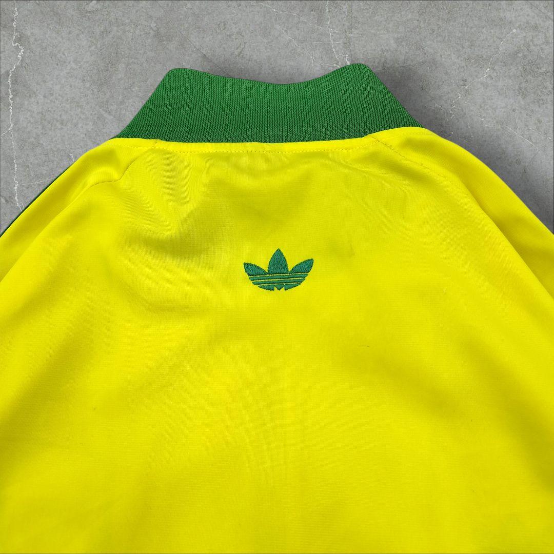 アディダス ブラジル代表 トラックジャケット XL イエロー トレフォイル刺繍