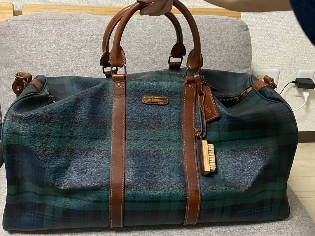 【美品】Polo Ralph Lauren ラルフローレン ボストンバッグ　特大