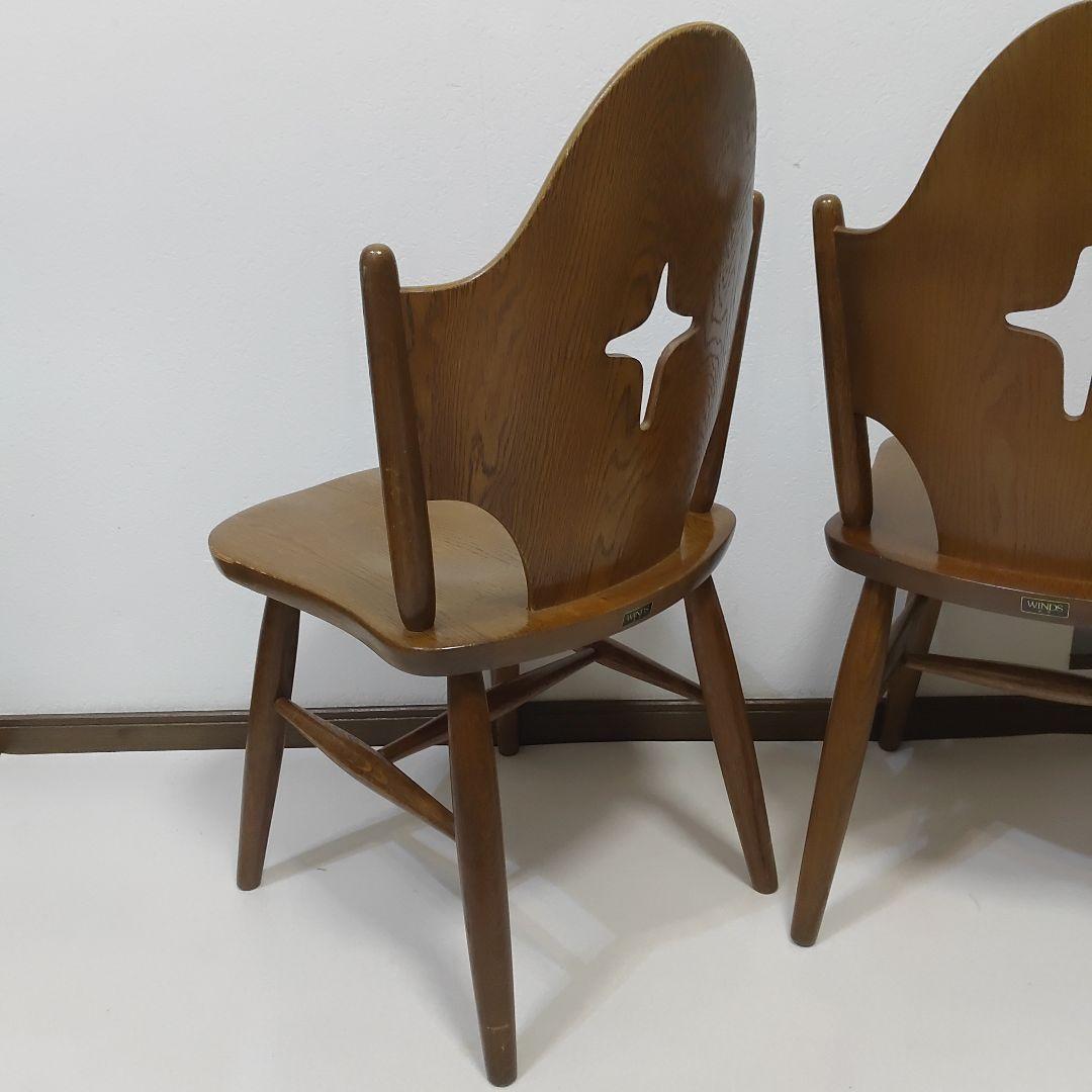 ④ 希少なお品　飛騨の家具　WINDS 太平　ダイニングチェア　チャーチチェア