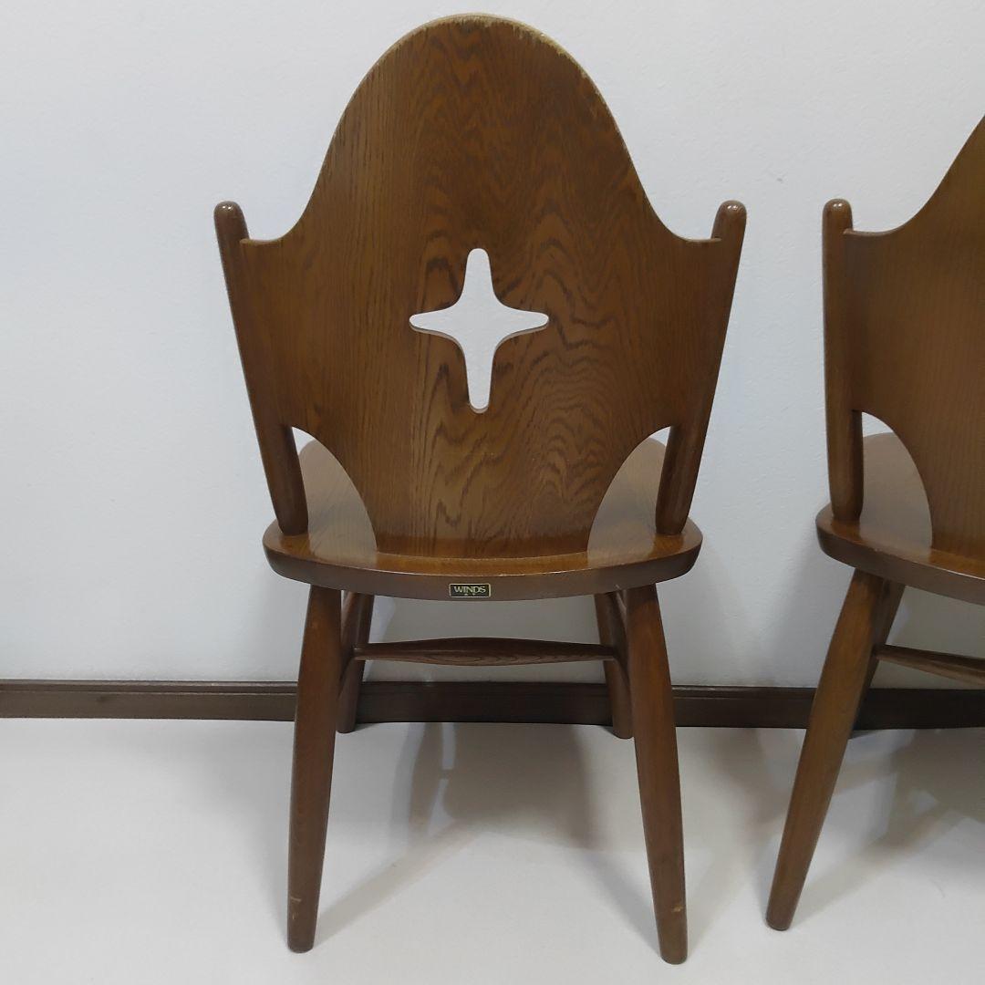 ④ 希少なお品　飛騨の家具　WINDS 太平　ダイニングチェア　チャーチチェア