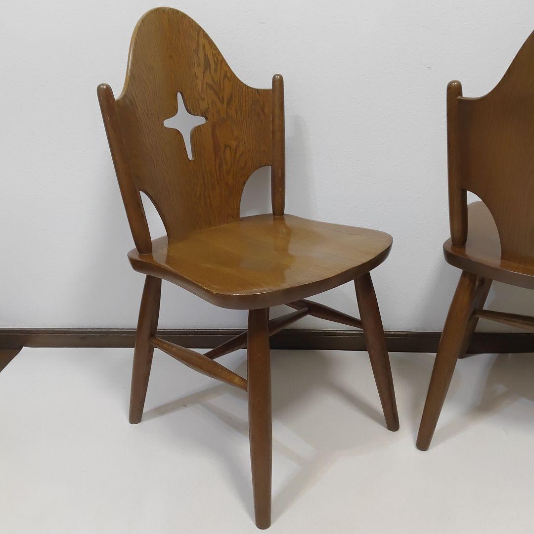 ④ 希少なお品　飛騨の家具　WINDS 太平　ダイニングチェア　チャーチチェア