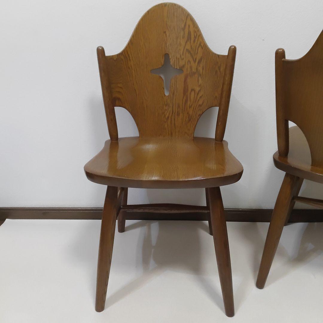 ④ 希少なお品　飛騨の家具　WINDS 太平　ダイニングチェア　チャーチチェア