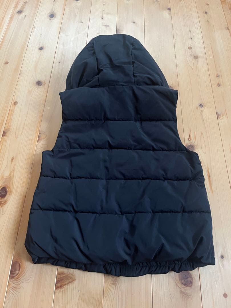 新品　アダムエロペ ダウンベスト　ダウンジャケット ブラック　黒　【送料無料】