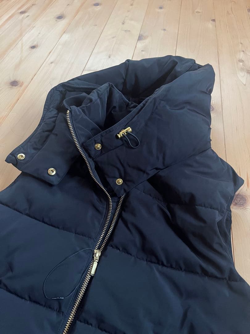 新品　アダムエロペ ダウンベスト　ダウンジャケット ブラック　黒　【送料無料】