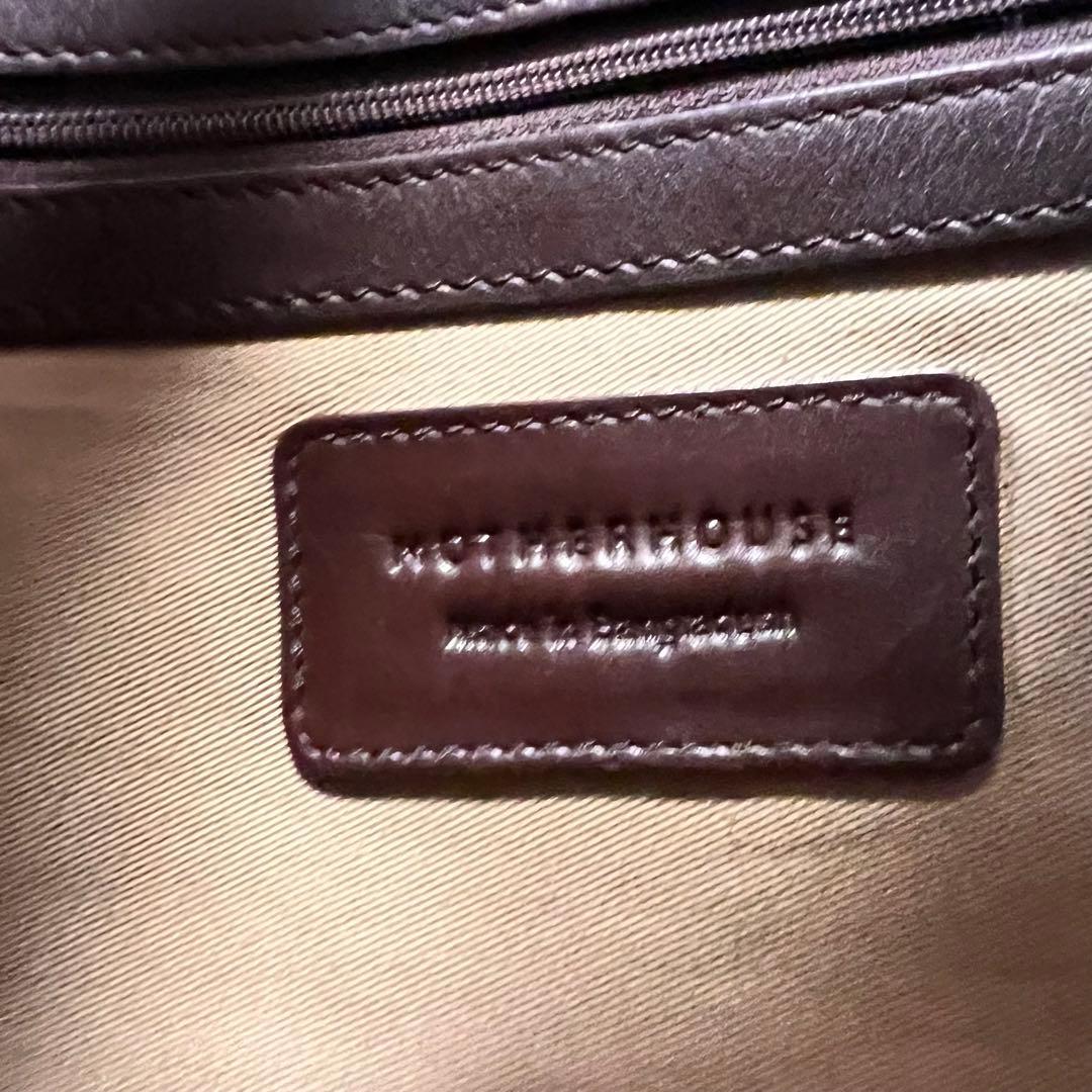 マザーハウス リン ハンドバッグ 2way ビジネスバッグ ネイビー A4収納