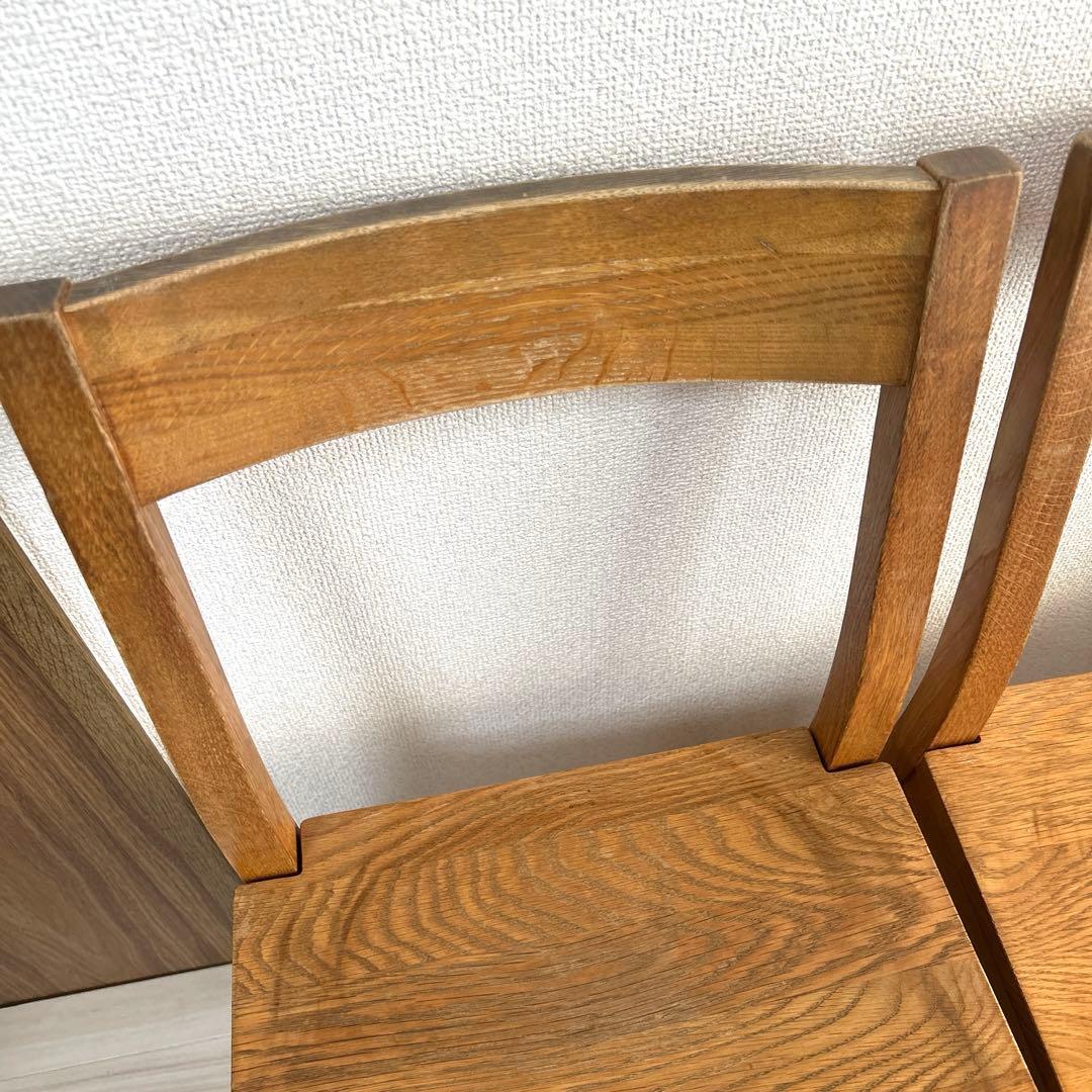 手渡しのみ！！無印良品 オーク材 ダイニングチェア 4脚セット