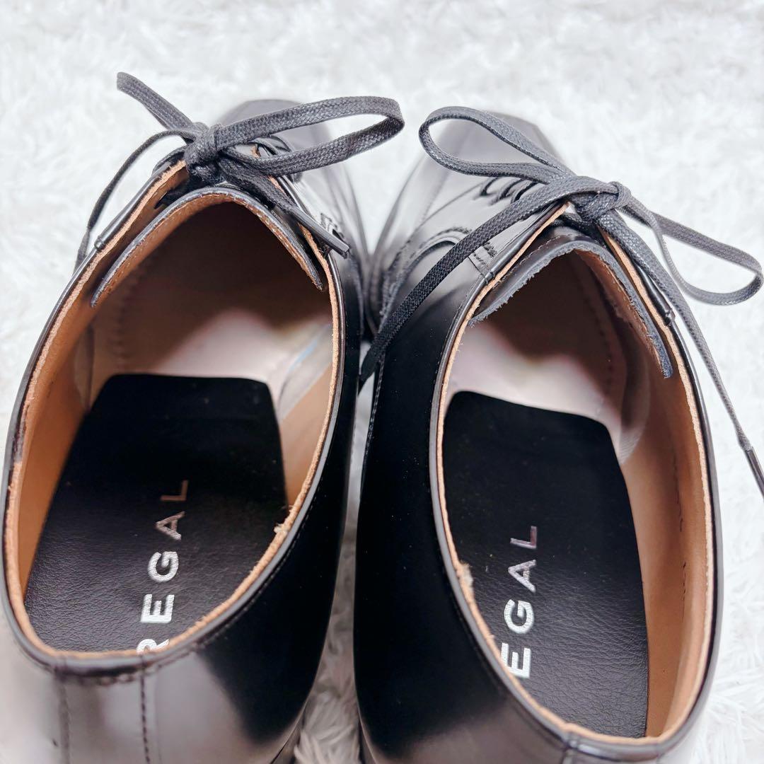 未使用級 REGAL リーガル25.0 Uチップ レザー 外羽根 124R