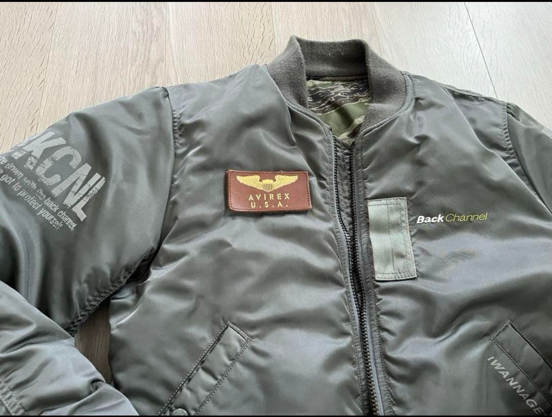 SALE中！AVIREXとBACKCHANNELコラボ　MA-1