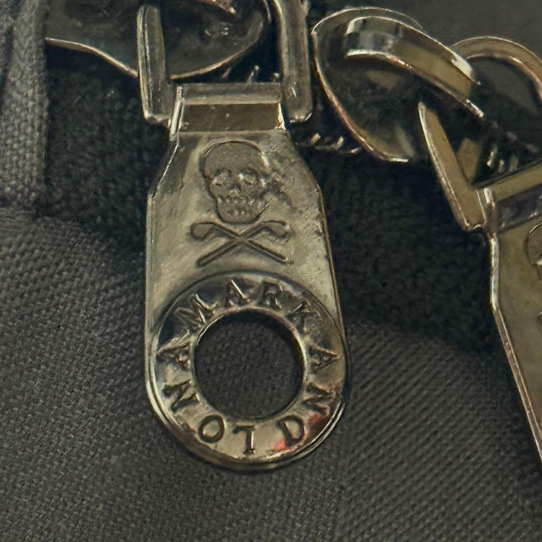 マークアンドロナ シューズケース カモフラ 迷彩 メタルプレート シルバー