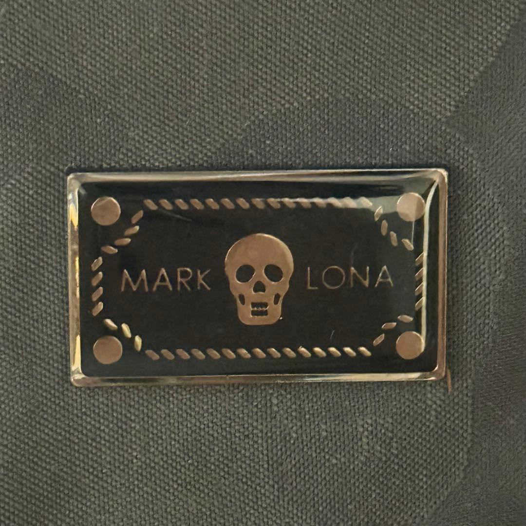 マークアンドロナ シューズケース カモフラ 迷彩 メタルプレート シルバー