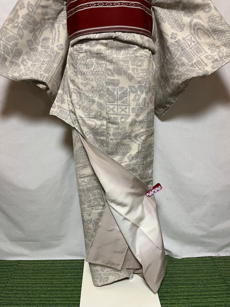 ☘️早い者勝ち☘️【国宝品】●国指定重要無形文化財●【本結城】●地機●120亀甲