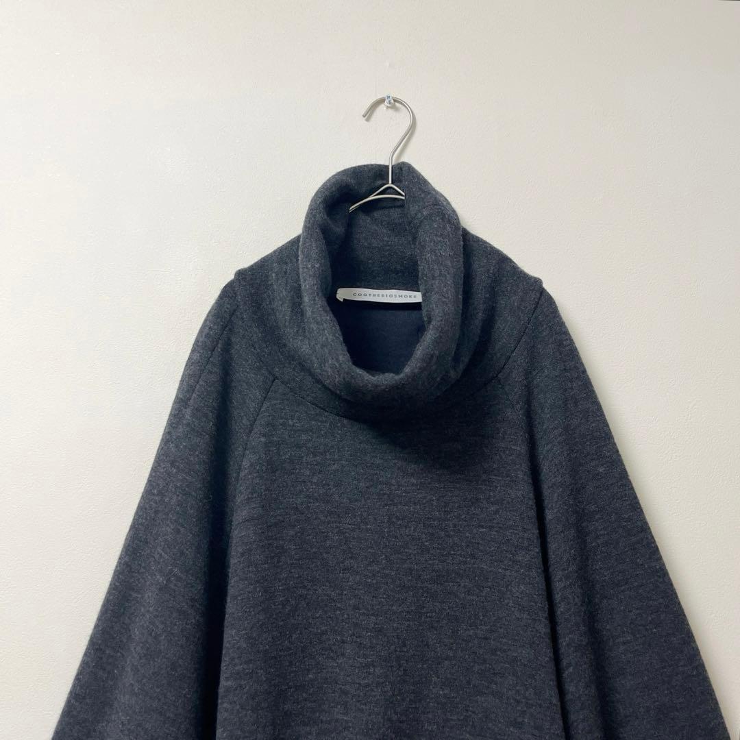 コグザビッグスモーク　プルオーバートップス　レディース　タートルネック　ポンチョ