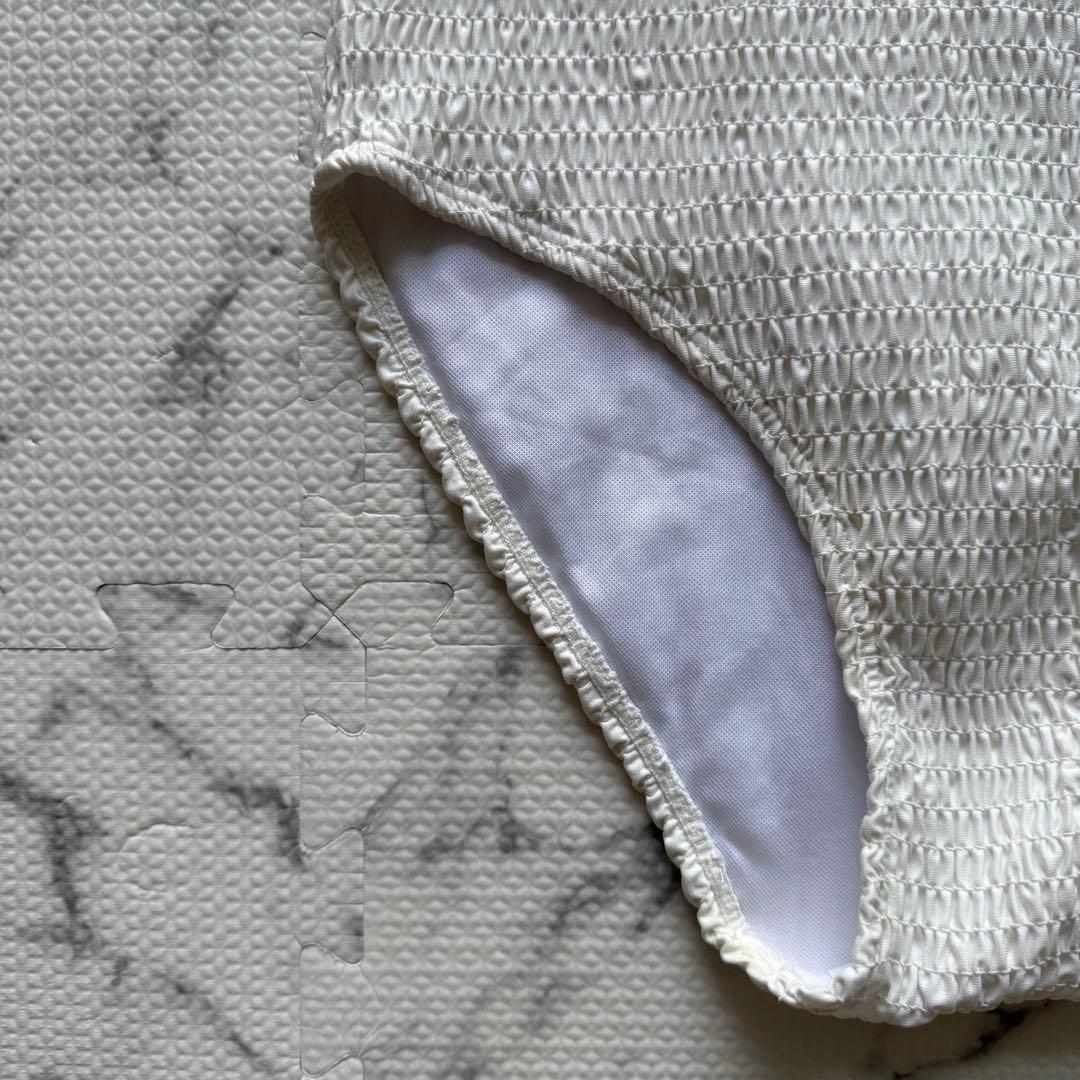 「MIZUASOBI」 ホワイト ワンピース水着