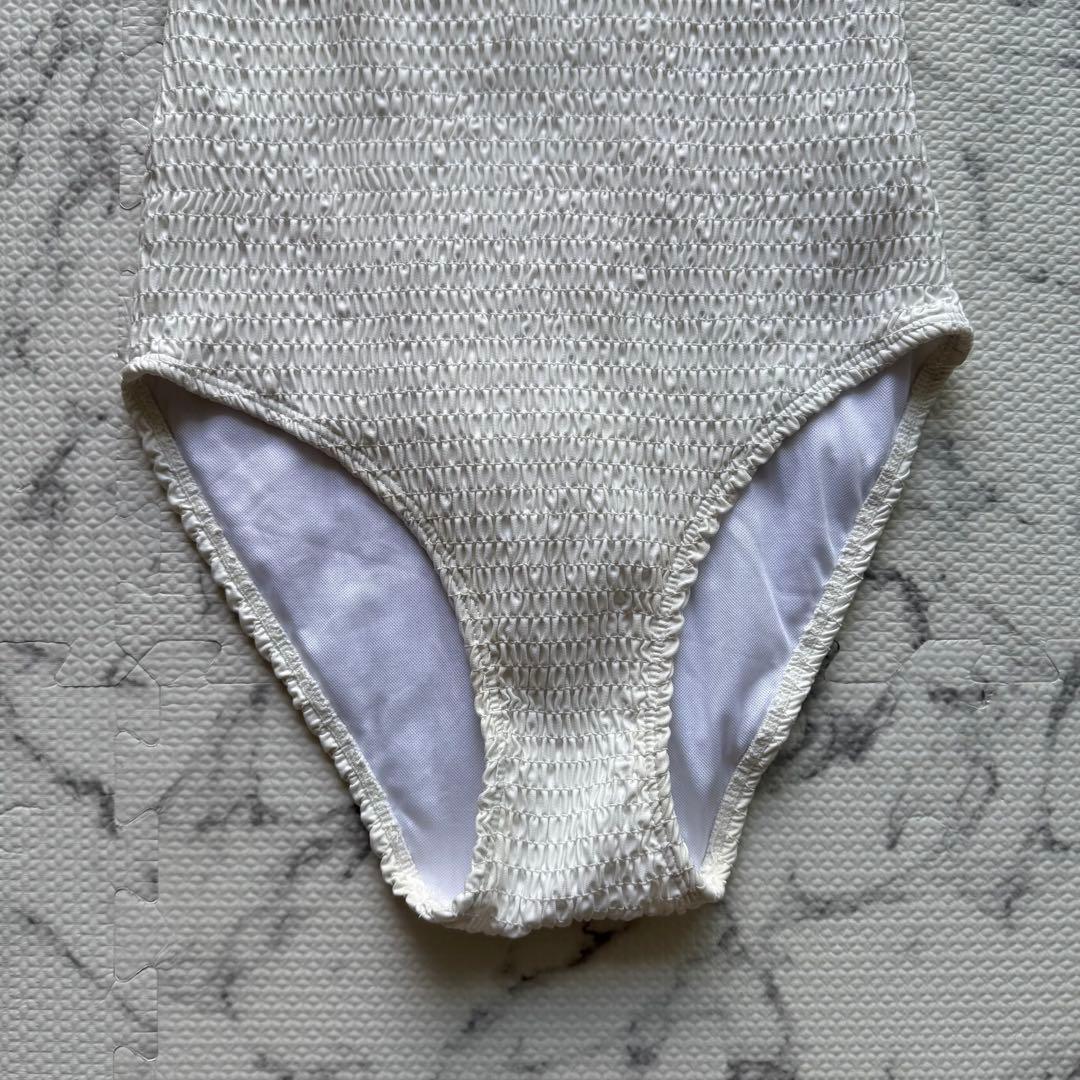 「MIZUASOBI」 ホワイト ワンピース水着