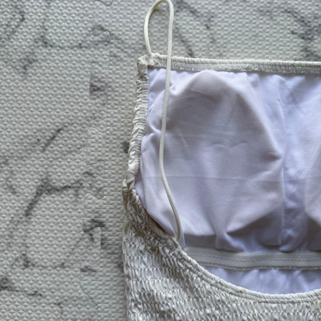 「MIZUASOBI」 ホワイト ワンピース水着