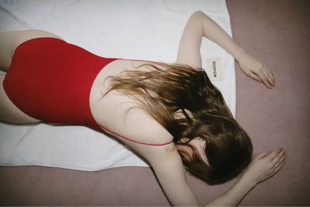 「MIZUASOBI」 ホワイト ワンピース水着