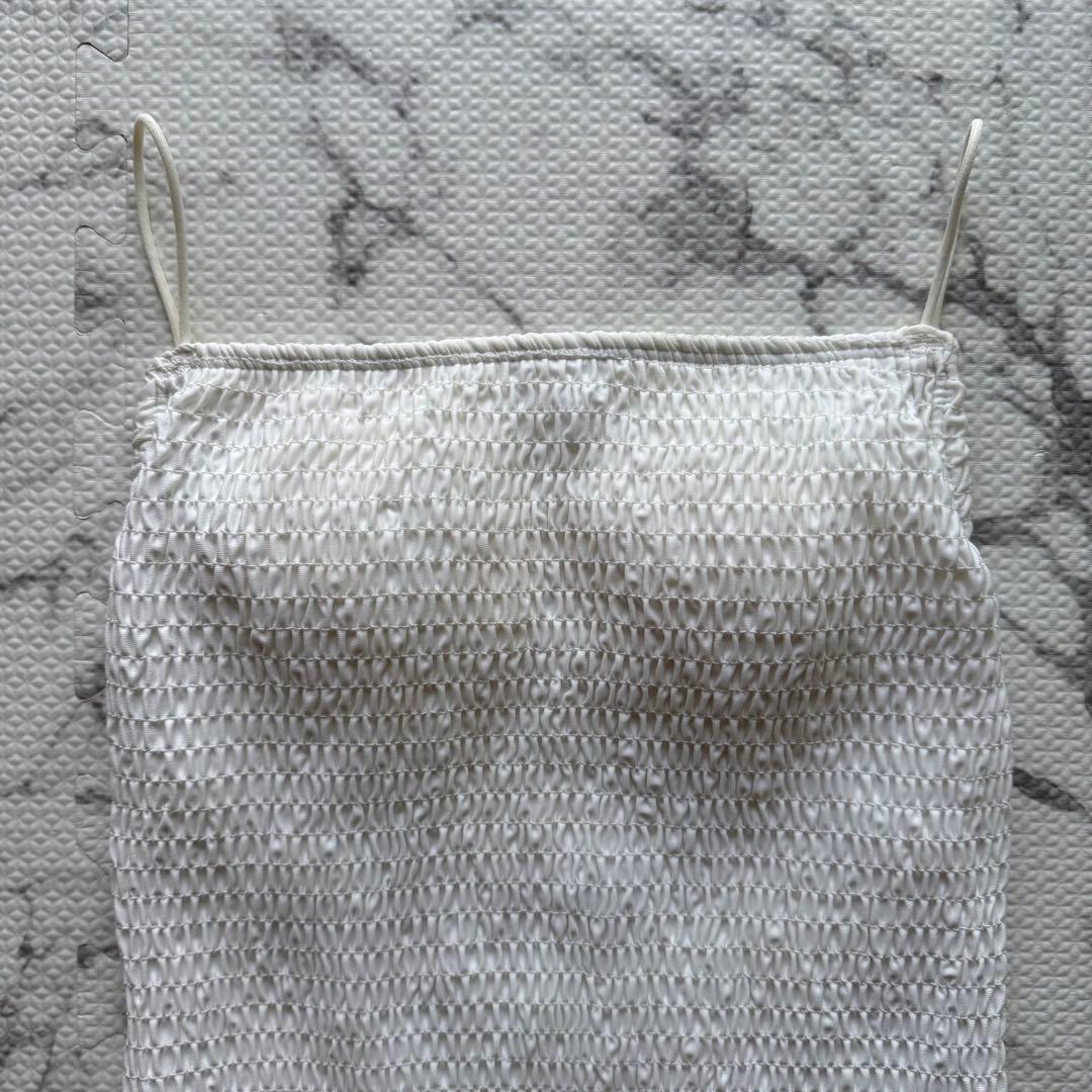 「MIZUASOBI」 ホワイト ワンピース水着