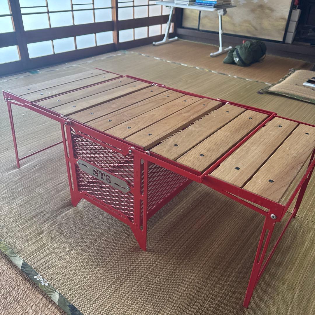 ネイチャートーンズ　サイドアップ・BOXテーブル　Sサイズ 赤