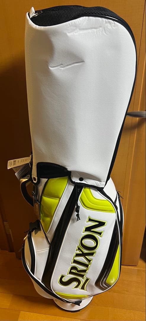 Srixon スリクソン　キャディバッグ ホワイト/イエロー　9.5型