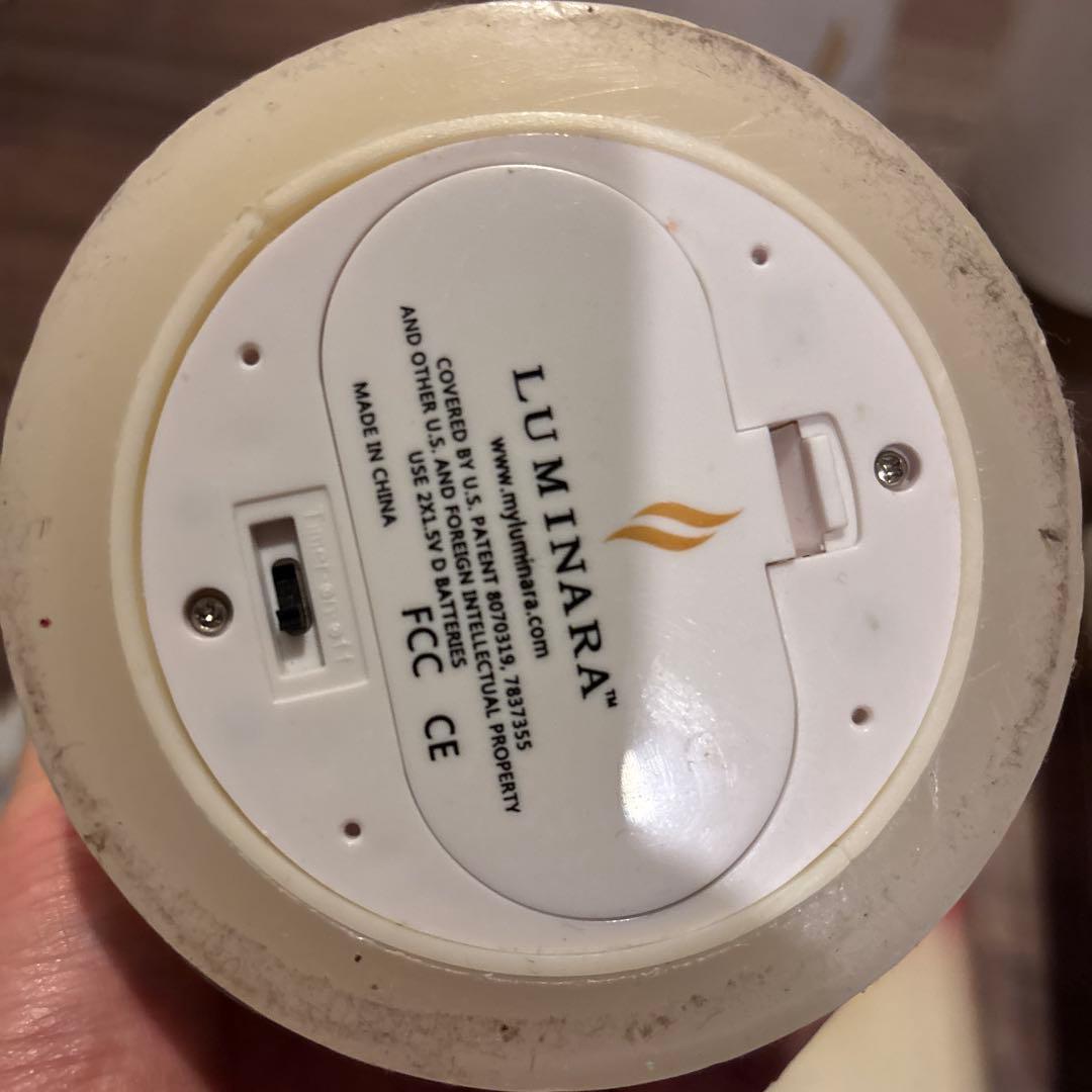 ルミナラ　キャンドル 3個セット