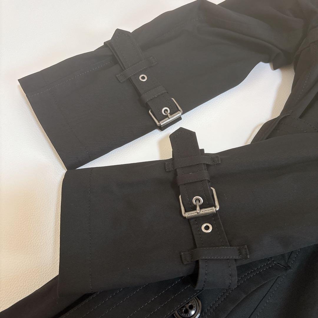 極美品☆バーバリーブルーレーベル ライナー付き トレンチコート 黒