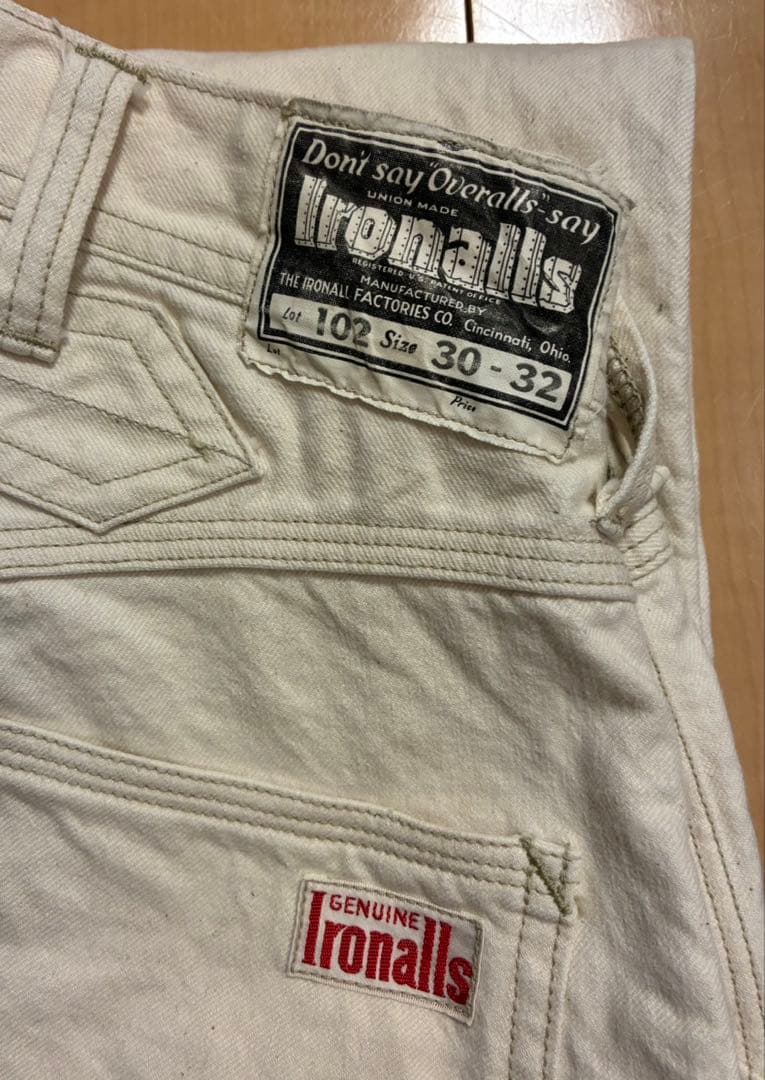 フリーホイーラーズ　アイアンオールズ　30インチ　ワークパンツ