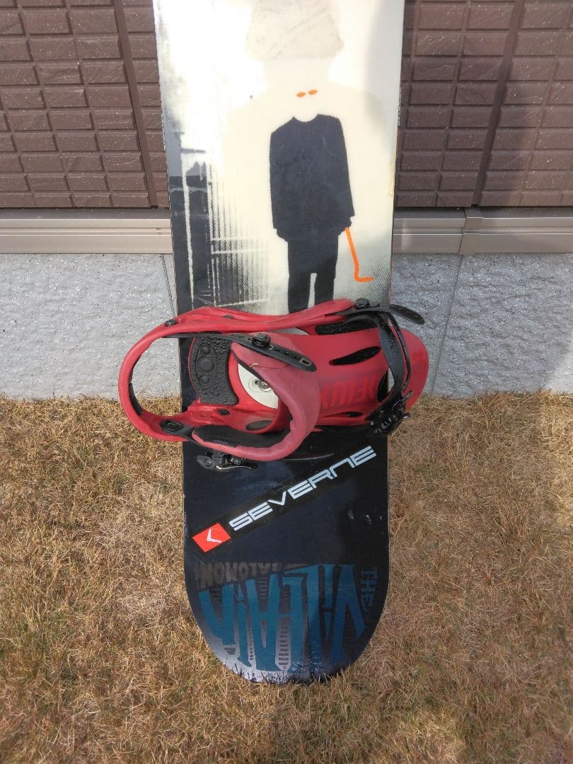 SALOMON スノーボード 147cmバインディング付き、ボードケースセット