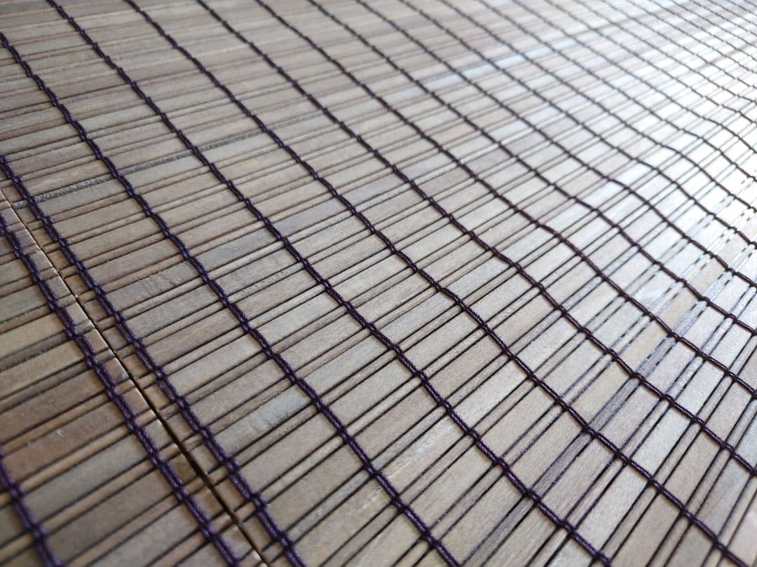 別注依頼暖簾仮写真幅約180cm（90x2）長さ約80cmと60cm 焦茶色木簾