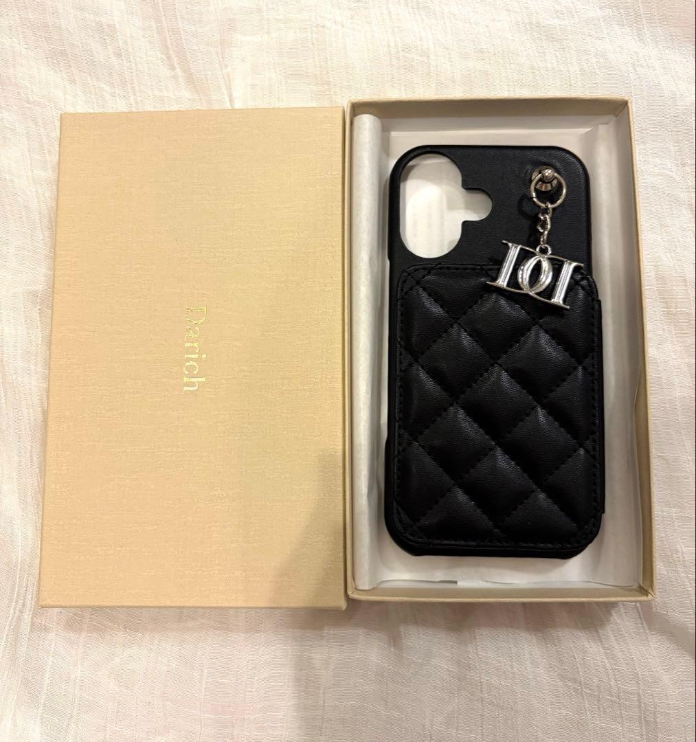 Darich ダーリッチ キルティングミラーDDチャームiPhoneケース