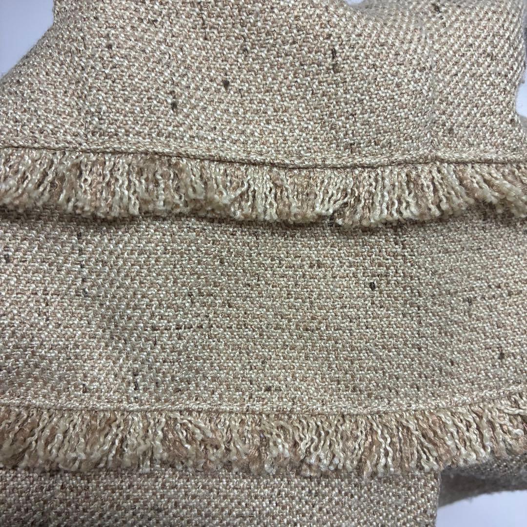 サロペット・オーバーオール・オールインワン Eaphi linen like fringe salopette