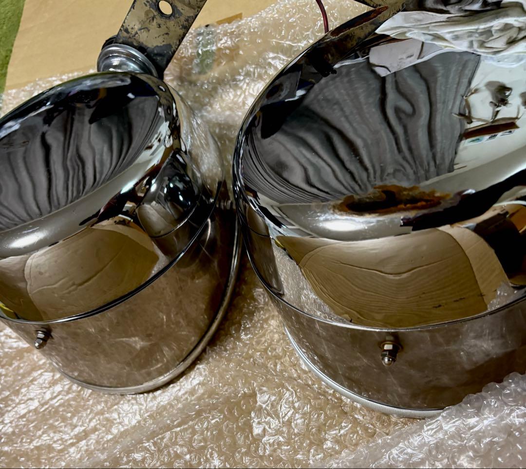 イエロー 丸型 フォグランプ 左右セット ひさし付き