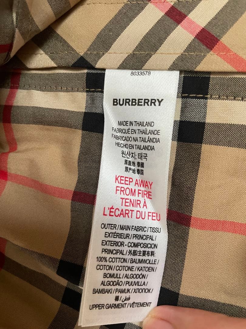 BURBERRY 半袖ワンピース 2Y