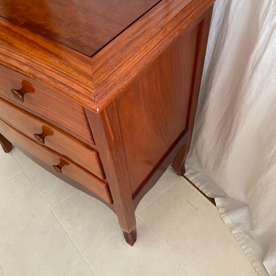 唐木家具　アンティーク　チェスト　無垢材　中国　花梨　伝統　北欧　棚　コンソール