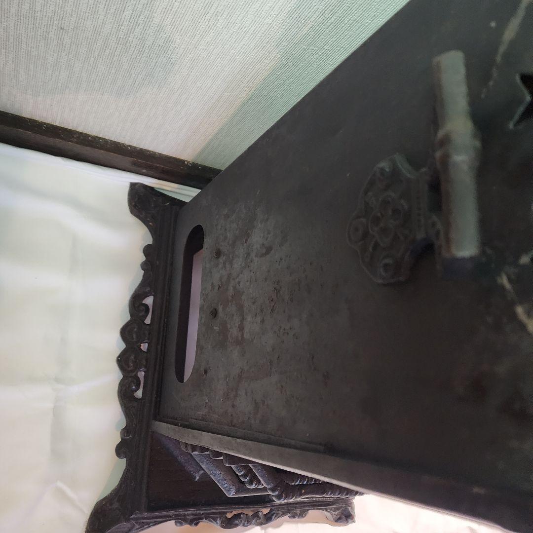 アンティーク 鋳物 アイロンストーブ クッキングストーブ 動作品 ビンテージ