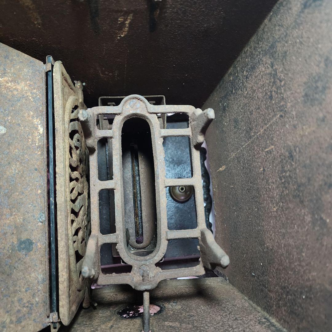 アンティーク 鋳物 アイロンストーブ クッキングストーブ 動作品 ビンテージ