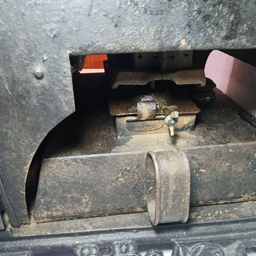 アンティーク 鋳物 アイロンストーブ クッキングストーブ 動作品 ビンテージ