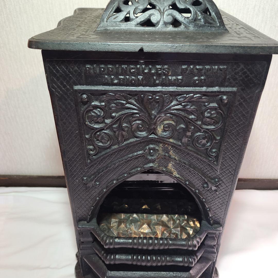 アンティーク 鋳物 アイロンストーブ クッキングストーブ 動作品 ビンテージ