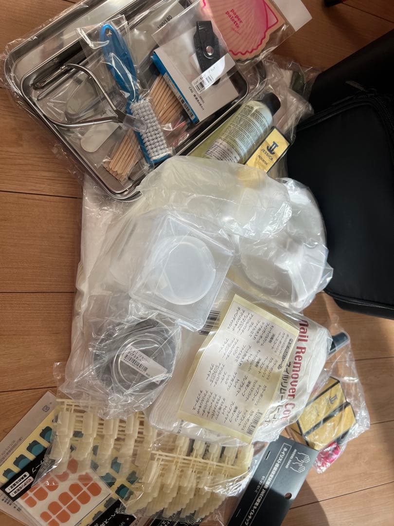 JNEC3級ネイルキットJESSICA 黒収納ケース付き