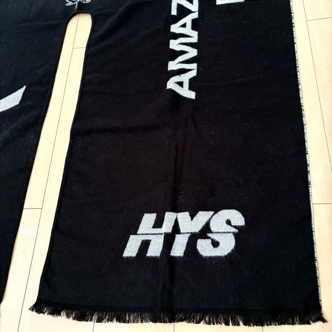 ヒステリックグラマー　ポンチョ　ストール　黒　HYSTERIC GLAMOUR