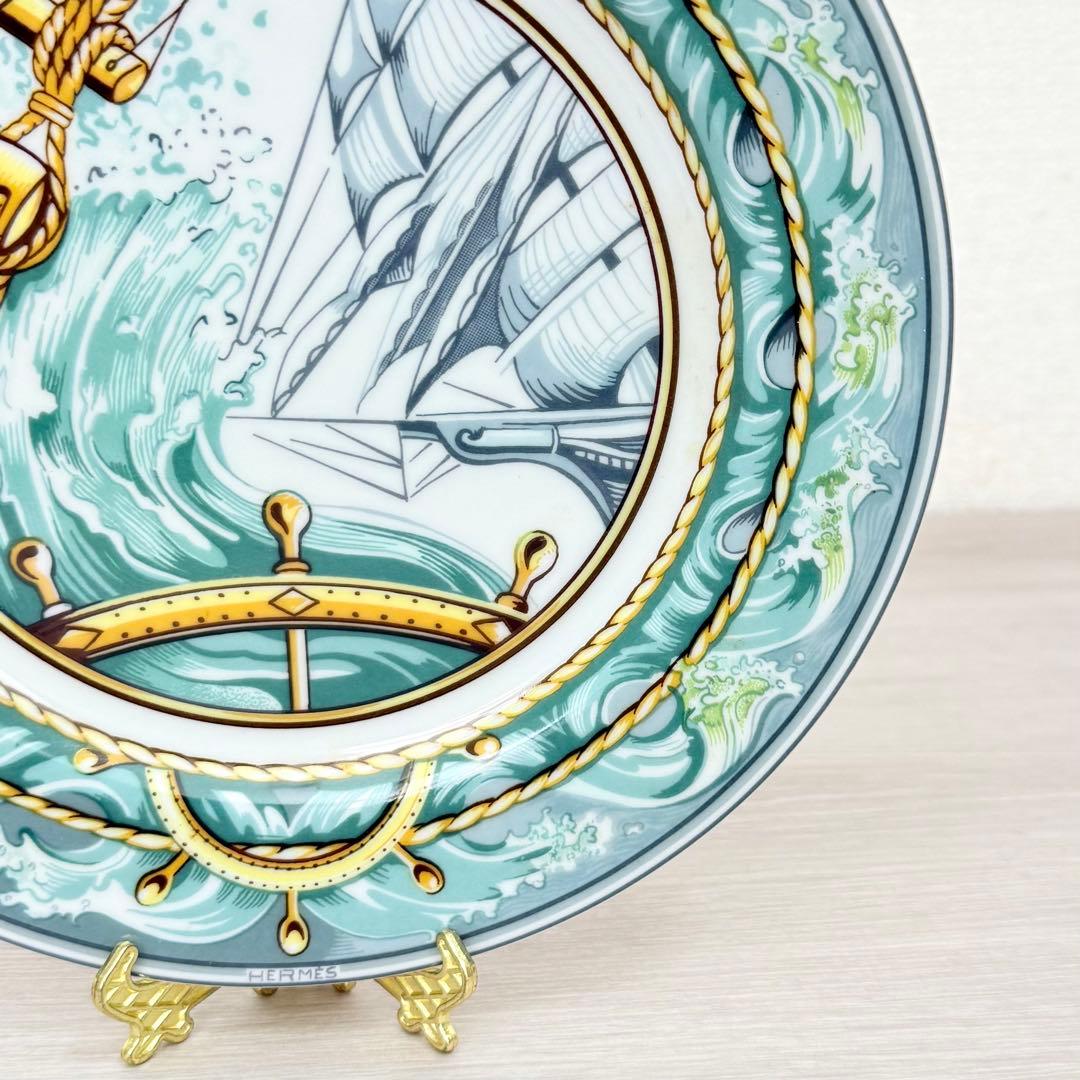 〈未使用〉HERMES パッチワークシリーズ プレート 21cm 突風