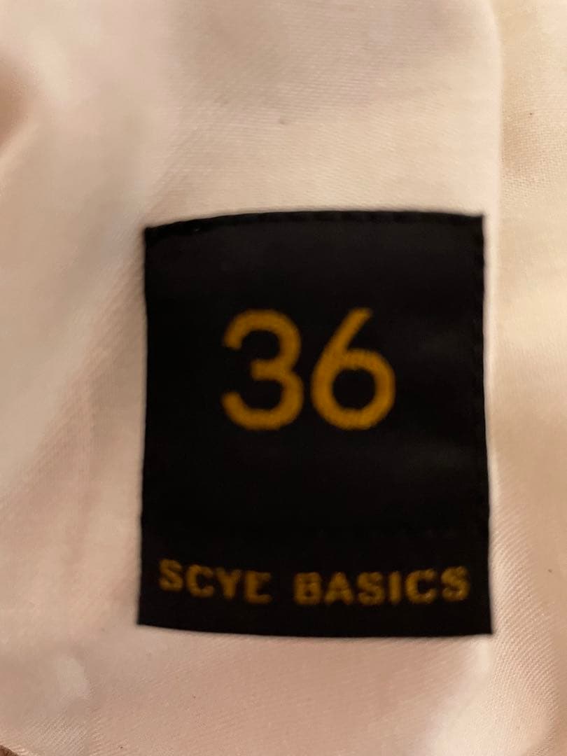 SCYE BASICS チノパン サイズ36 ベージュ 5120-81516