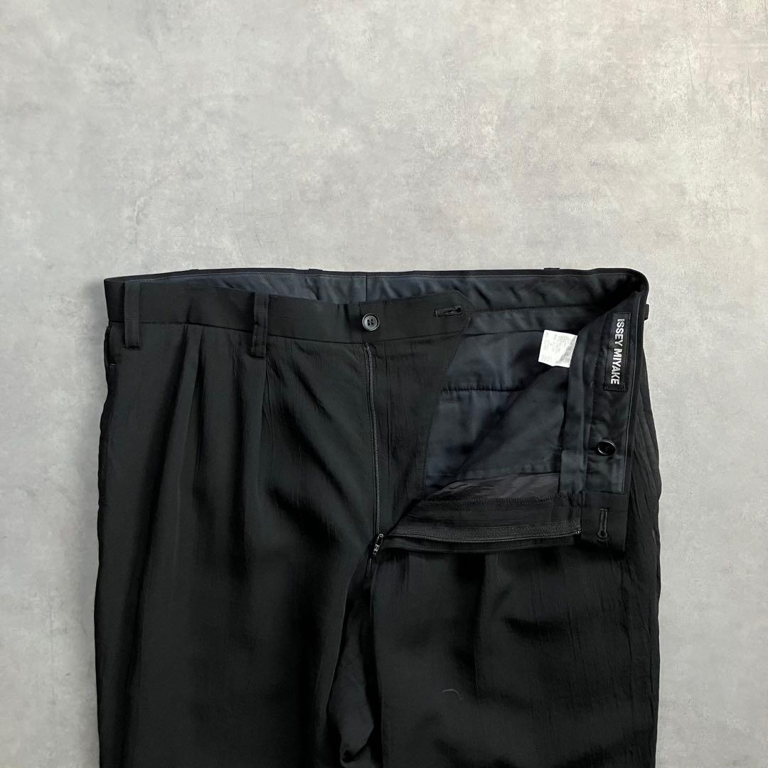 パンツ 90s ISSEY MIYAKE wool wide slacks pants